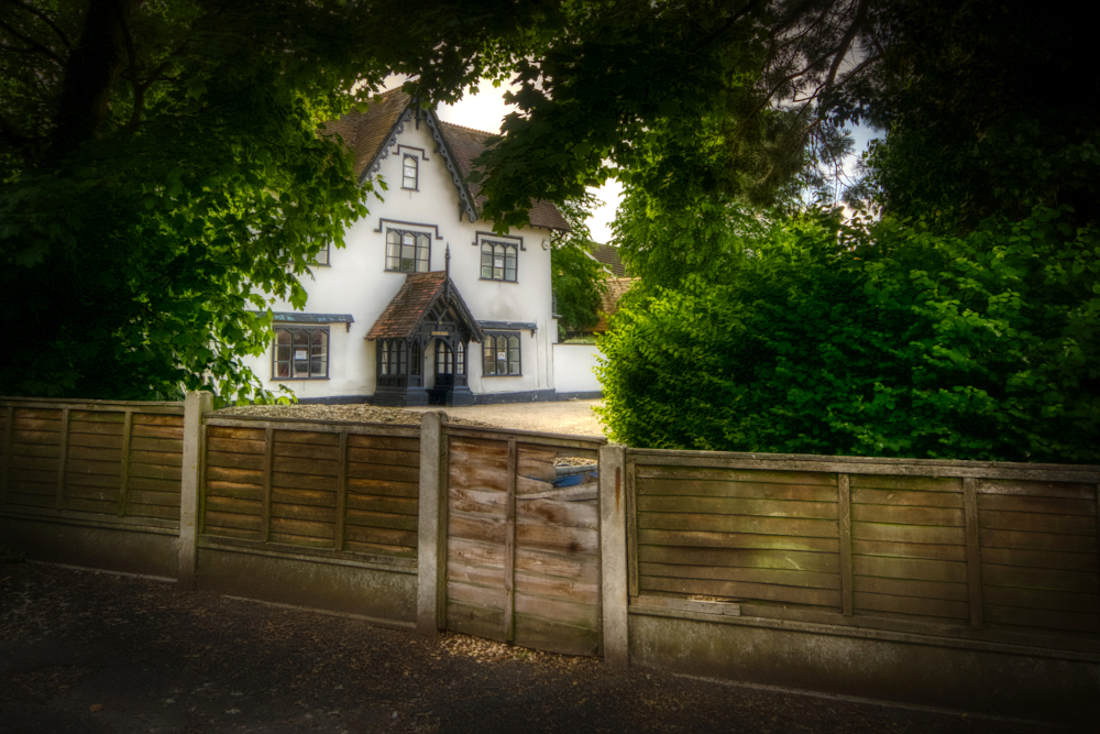 Old Rectory, originally a farmhouse built in the 16th century, at the top of Barnwood Road near Wotton.