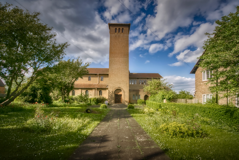 Grade-II listed Church of St. Oswald, built 1939 to serve the new suburb of Coney Hill