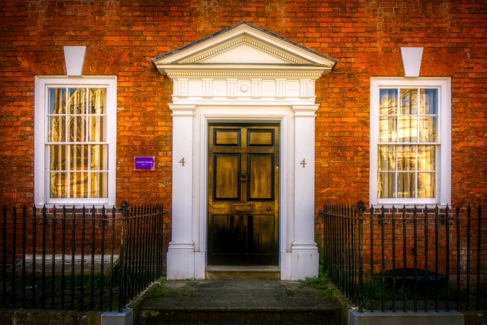 No. 4 entrance and reflections
