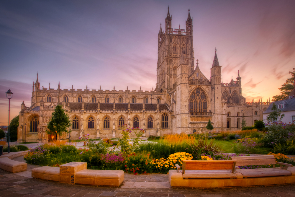 Gloucester Cathedral, venue for a hasty coronation of a nine-year-old king in 1216