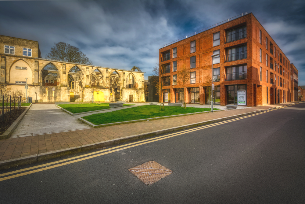 Friars Orchard, across which Massie hastily erected an inner bulwark as the Royalists came closer to breaching the city walls