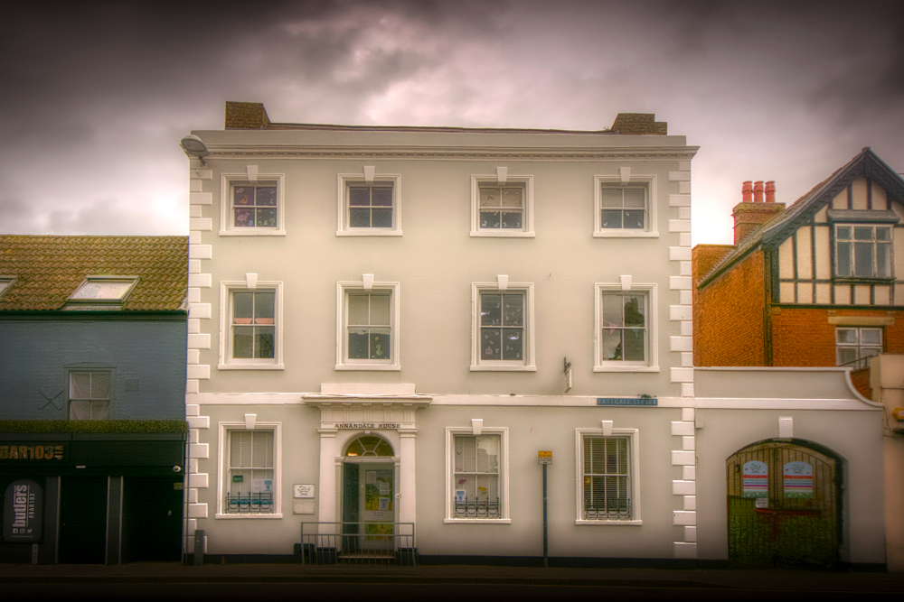18th-century Annandale House, No. 105 Eastgate Street.