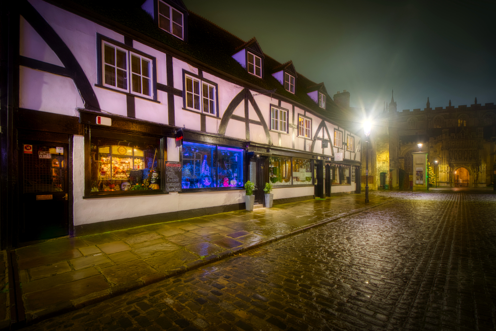 Originally 15th-century Nos 5 to 11 College Street
