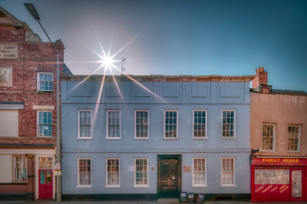 Originally 16th-century townhouse remodelled in the 18th century