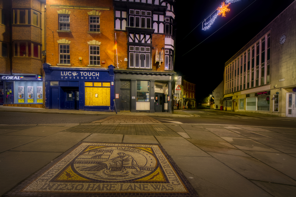 Site of the Roman north gate on Northgate Street