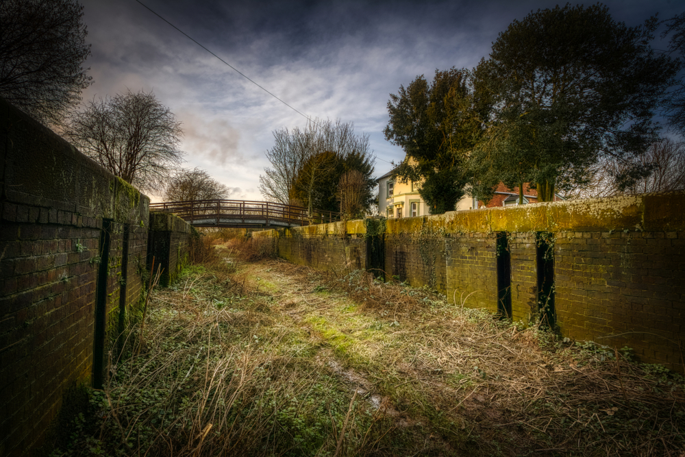 Disused Llanthony Lock at the bottom of Alney Island