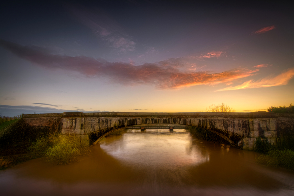 Telford's bridge at Over, until the opening in 1966 of the Severn Bridge the lowest point at which the Severn was bridged