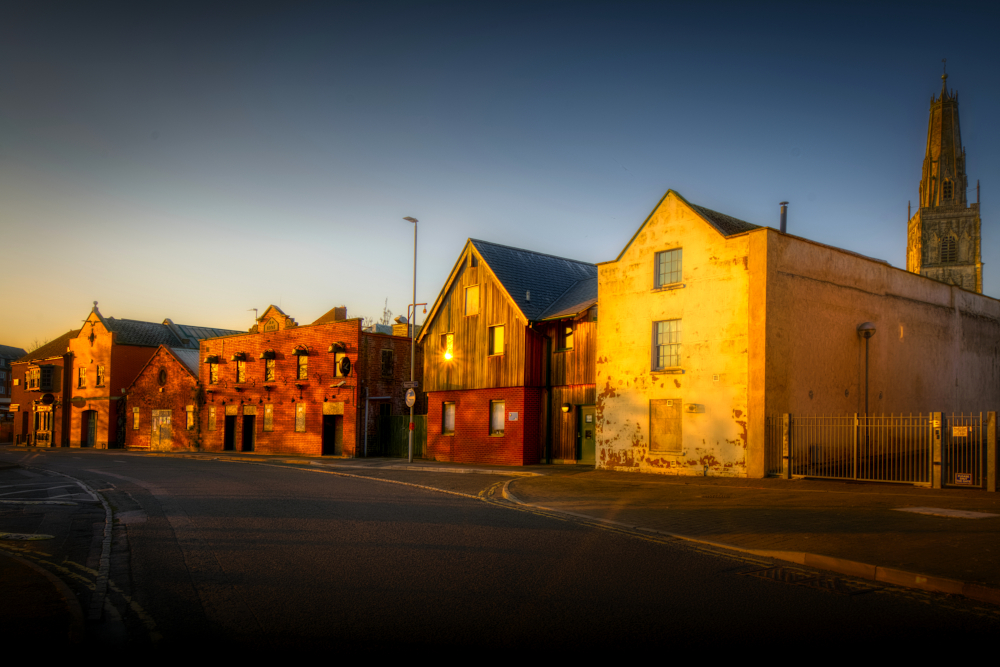 Quay Street, site of the first Roman harbour or at least wharf.