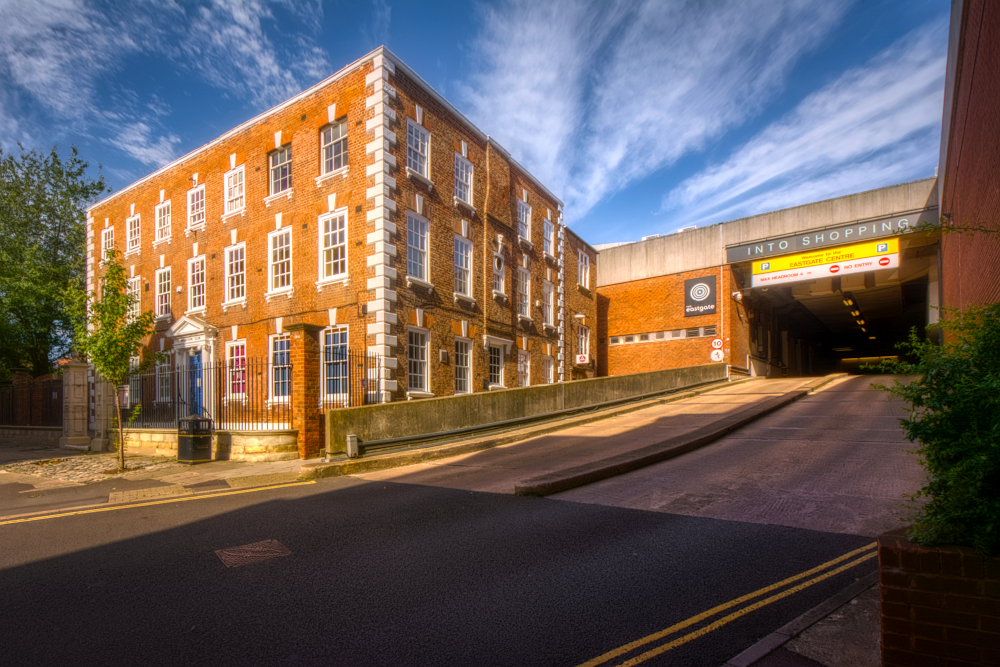 Conservative Club next to the modern Bell Lane