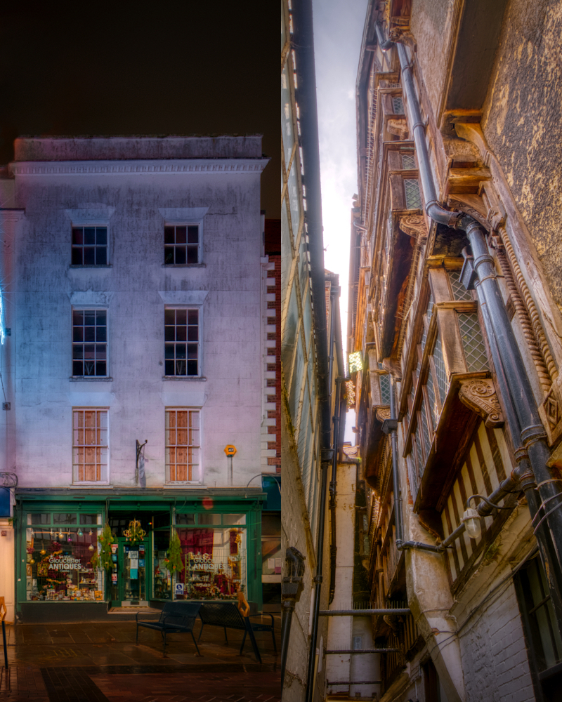 26 Westgate Street, 18th-century front, 16th/17th-century side